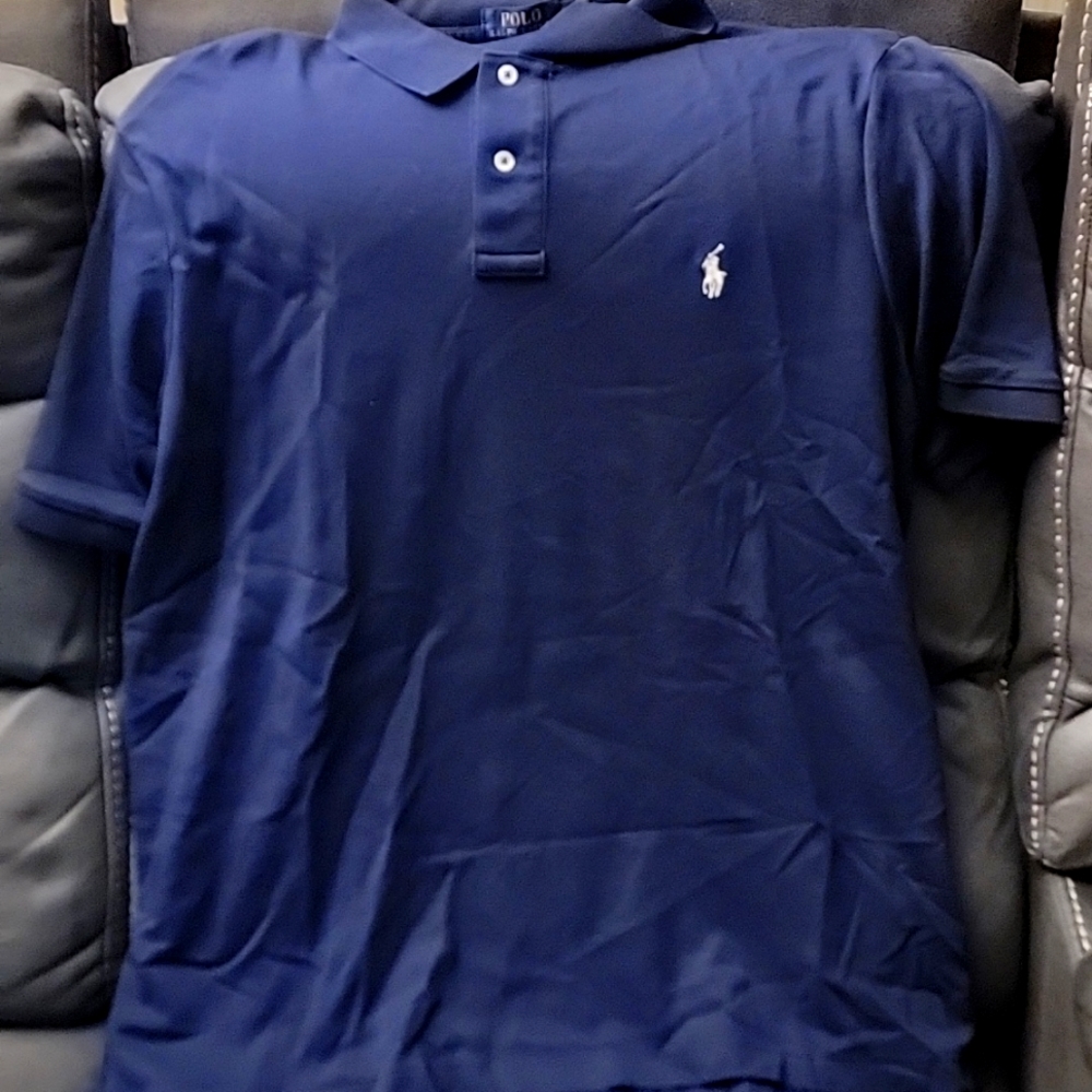 XXL Navy Blue Ralph Lauren Short sleeve polo shirt. 100%cotton.